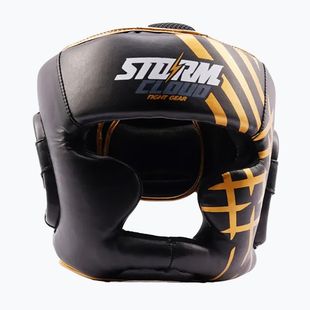Casco da boxe StormCloud Lynx black/gold