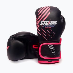 Guantoni da boxe StormCloud Lynx black/pink