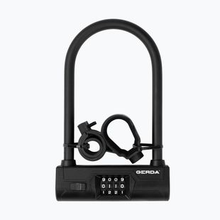 Chiusura per bicicletta GERDA Ultra Combo 245/153C U-Lock black