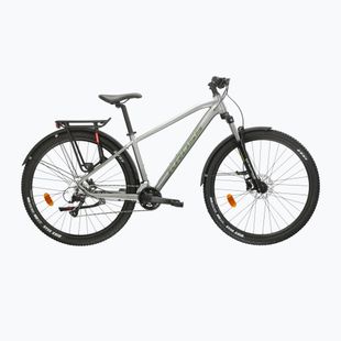 Bicicletta da montagna KROSS Hexagon 4.0 EQ 27,5" silver/green/gloss