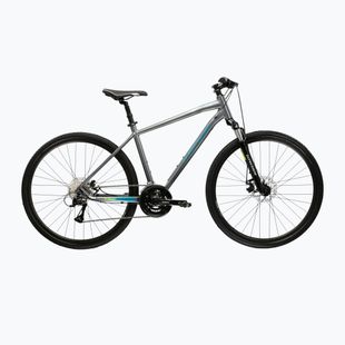 Bicicletta cross KROSS Evado 3.0 grey/teal/gloss