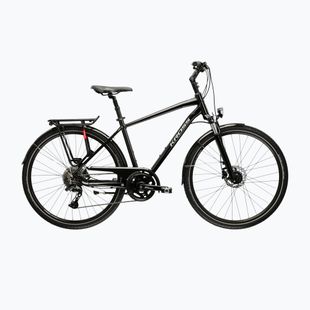 Bicicletta trekking da uomo KROSS Trans 7.0 black/silver/gloss