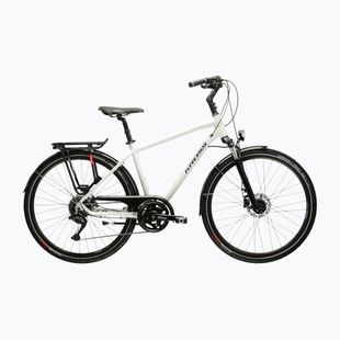 Bicicletta trekking da uomo KROSS Trans 5.0 grey/navy/gloss