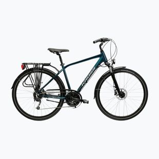 Bicicletta da trekking KROSS Explorer 4.0 turquoise/silver/gloss