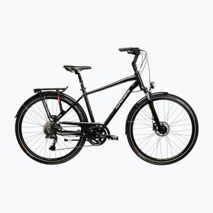 Bicicletta trekking da uomo KROSS Trans 7.0 black/silver/gloss