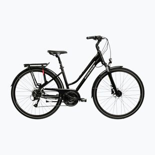 Bicicletta da trekking da donna KROSS Trans 4.0 In black/silver/gloss