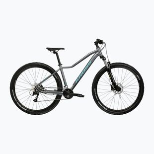 Bicicletta da montagna da donna KROSS Lea 4.0 In 29 grey/turquoise/gloss