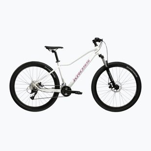 Bicicletta da montagna da donna KROSS Lea 3.0 W 29 white/pink/gloss