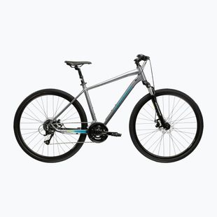 Bicicletta cross KROSS Evado 3.0 grey/teal/gloss