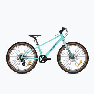 Bicicletta per bambini KROSS Liftie 24 X turquoise/black/gloss