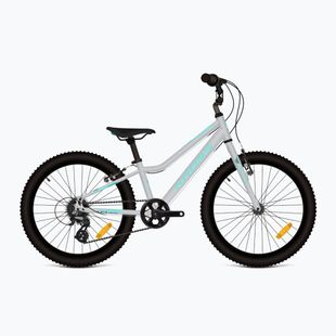 Bicicletta per bambini KROSS Lea Mini 1.0 silver/turquoise/gloss