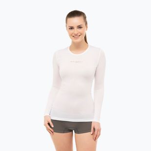 Brubeck LS10850 Base Layer termico a maniche lunghe bianco