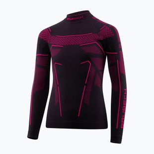 Maglia termica per bambini Brubeck Thermo Junior nero/fucsia