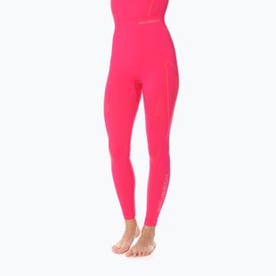 Pantaloni termici da donna Brubeck Thermo fucsia