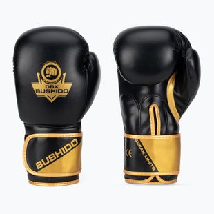 Guantoni da boxe DBX BUSHIDO B-2v10 nero-oro