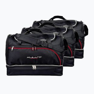 KJUST Alfa Romeo Mito Hatchback set di borse per il bagagliaio 2008-2018 3 pezzi nero.