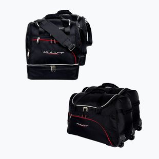 Set di borse portabagagli KJUST Volkswagen Golf Hatchback 2012-2020 4 pezzi nero.