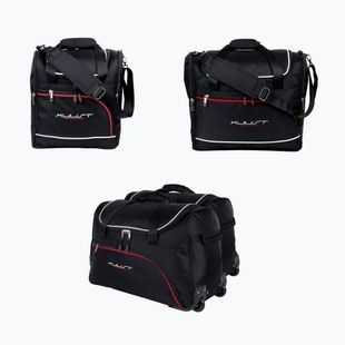 KJUST Infiniti Q50 Hybrid 2013-2017 set di borse da bagagliaio 4 pezzi nero