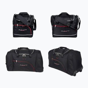 KJUST Ford Kuga 2012-2019 set di borse portabagagli 4 pezzi nero