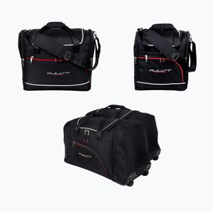 KJUST Kia Sportage set di borse per bagagliaio 2016-2021 4 pezzi nero.