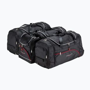 KJUST Set di borse per il bagagliaio Citroen Ds4 Hatchback 2011-2015 4 pezzi nero