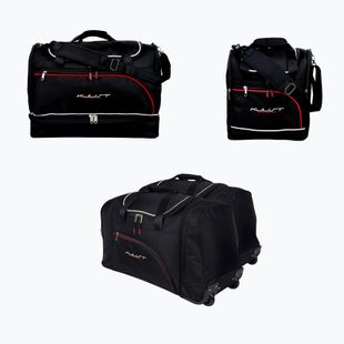 Set di borse per bagagliaio KJUST Renault Megane Coupé 2008+2016 4 pezzi nero.