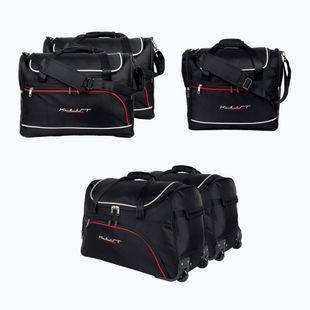 KJUST Mercedes-Benz A Sedan 2018+ 5 set di borse portabagagli nero.