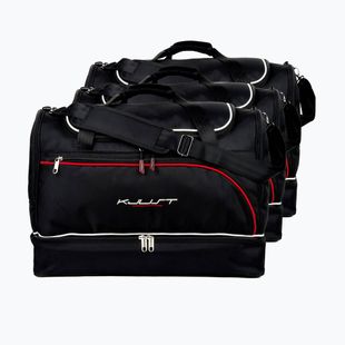 KJUST Volkswagen T-Cross 2018+ set di borse per il bagaglio 3 pezzi nero.