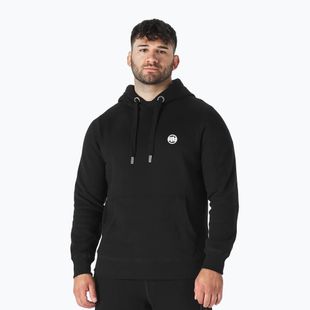 Felpa da uomo con cappuccio Pitbull West Coast Small Logo nero