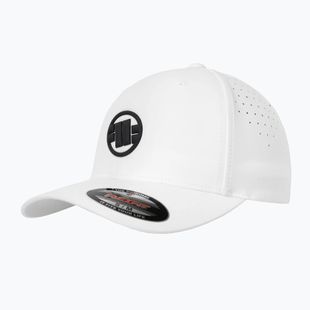 Cappello completo Pitbull ,,Logo" Tech Witch Traforato bianco