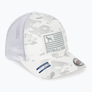Cappellino con visiera da uomo Pitbull Mesh Full Cap Pitbull Usa Multicam white/camouflage