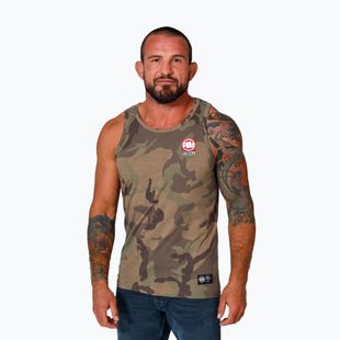 T-shirt da uomo Pitbull Small Hilltop Tank Top woodland camo