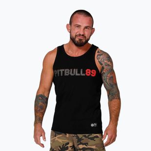 Canotta nera da uomo Pitbull West Coast Dog 89