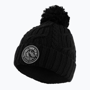 Berretto invernale da uomo Pitbull Beanie Snow Crew nero