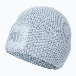 Berretto invernale da uomo Pitbull Beanie Logo Polsino monostrato blu baby