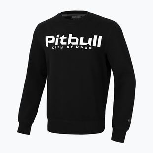 Felpa da uomo Pitbull West Coast Crewneck City Of Dogs nero