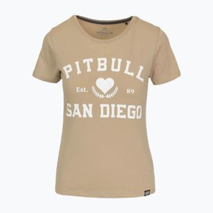 Maglietta da donna Pitbull Love PB sabbia