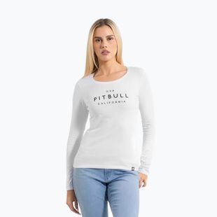 Pitbull Usa Cal Slim Fit Longsleeve donna bianco