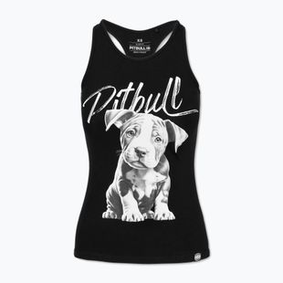 Canotta Pitbull Puppy donna nero