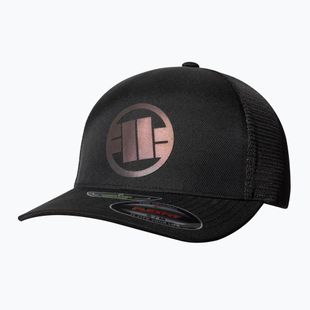 Pitbull Mesh Full Cap Logo Iridescent Flexfit nero