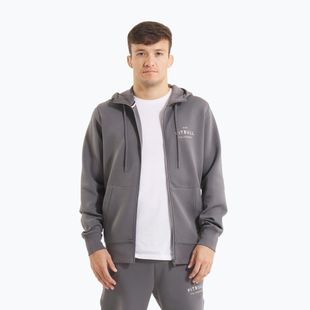 Pitbull Sampson Uomo Felpa con zip e cappuccio grafite