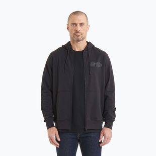 Felpa con cappuccio e zip Pitbull Driving da uomo, nero