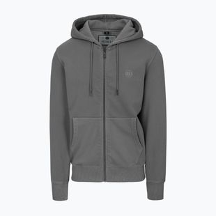 Felpa con zip e cappuccio Pitbull Lancaster 2 da uomo, grigio slavato