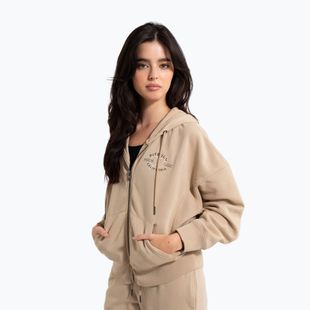 Felpa con zip e cappuccio Pitbull Manzanita Heart donna, sabbia