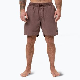 Pantaloncini da bagno Pitbull Balfour dusty burgundy da uomo