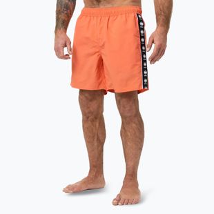 Pantaloncini da bagno Pitbull Blackmore bright salmon da uomo