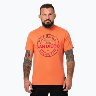 Maglietta Pitbull San Diego Ins. arancione fluo da uomo