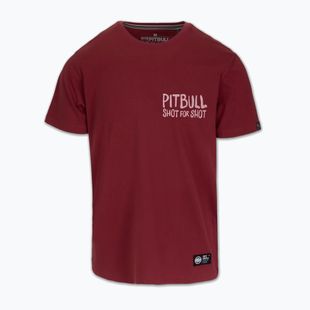 Pitbull Shot For Shot - Maglietta da uomo bordeaux