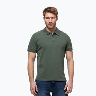 Polo Pitbull Washed da uomo verde salvia
