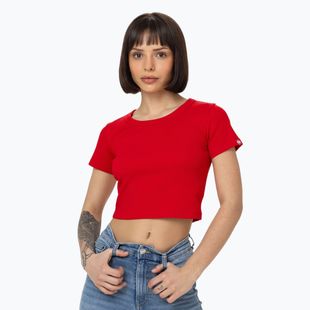 Maglietta Pitbull Cropped rossa da donna